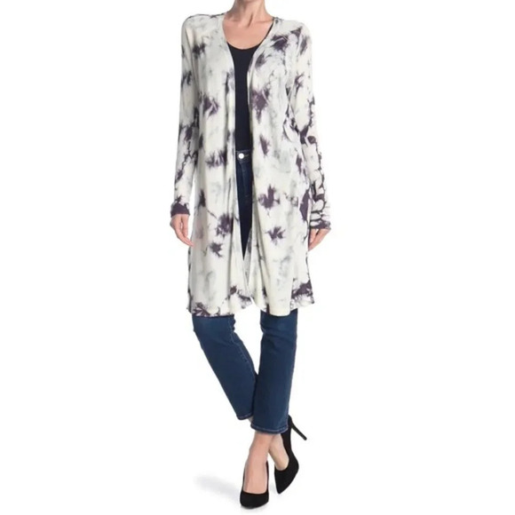 Sweet Romeo Leopard Cardigan Sweater Duster Cover - Picture 1 of 4